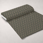 Retro Floral Pattern 3 Fleece Fabric — fleece fabric unrolled bolt preview (mv-fleece-v1:bolt)