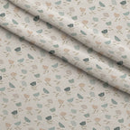 Retro Floral Pattern 9 Fleece Fabric — fleece fabric folded close-up preview (mv-fleece-v1:lying)