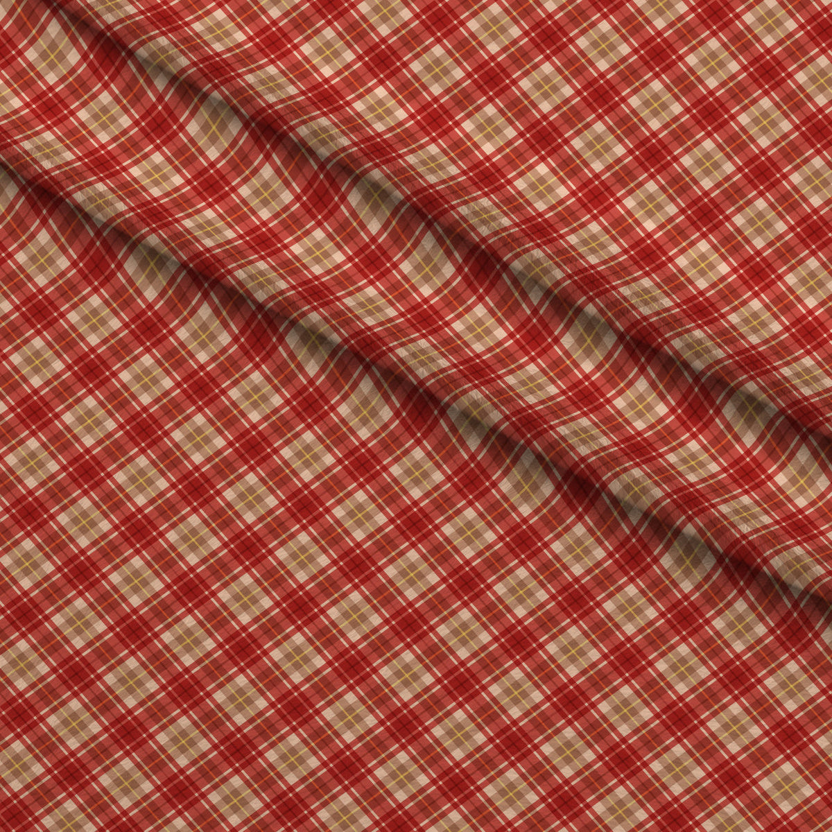 Retro Holiday Cheer Pattern 10 Fleece Fabric — fleece fabric folded close-up preview (mv-fleece-v1:lying)