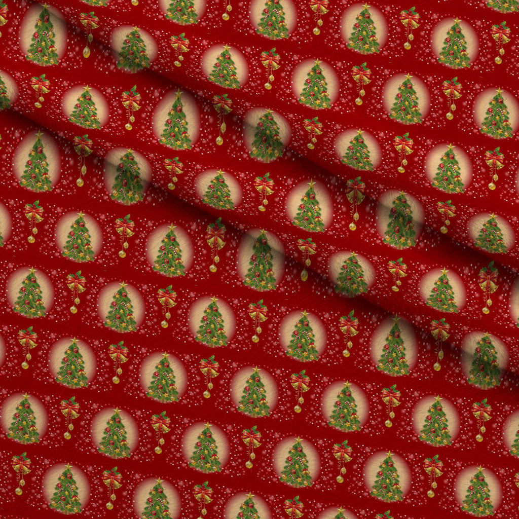 Retro Holiday Cheer Pattern 8 Fleece Fabric — fleece fabric folded close-up preview (mv-fleece-v1:lying)