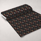 Retro Lab Pattern 16 Fleece Fabric — fleece fabric unrolled bolt preview (mv-fleece-v1:bolt)