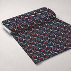 Retro Lab Pattern 23 Fleece Fabric — fleece fabric unrolled bolt preview (mv-fleece-v1:bolt)