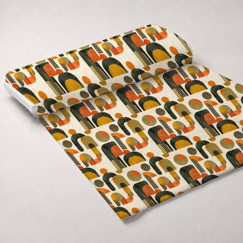 Retro Mod Collage Pattern 1 Fleece Fabric — fleece fabric unrolled bolt preview (mv-fleece-v1:bolt)