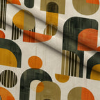 Retro Mod Collage Pattern 1 Fleece Fabric — fleece fabric folded close-up preview (mv-fleece-v1:lying)