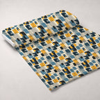 Retro Mod Collage Pattern 2 Fleece Fabric — fleece fabric unrolled bolt preview (mv-fleece-v1:bolt)