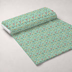 Retro Stitchery Pattern 1 Fleece Fabric — fleece fabric unrolled bolt preview (mv-fleece-v1:bolt)