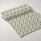 Ribbons of Hope Pattern 11 Fleece Fabric — fleece fabric unrolled bolt preview (mv-fleece-v1:bolt)