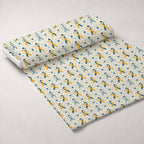 Ribbons of Hope Pattern 2 Fleece Fabric — fleece fabric unrolled bolt preview (mv-fleece-v1:bolt)