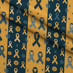 Ribbons of Hope Pattern 21 Fleece Fabric — fleece fabric folded close-up preview (mv-fleece-v1:lying)