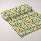 Ribbons of Hope Pattern 8 Fleece Fabric — fleece fabric unrolled bolt preview (mv-fleece-v1:bolt)