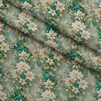 Rococo Blooms Pattern 102 Fleece Fabric — fleece fabric folded close-up preview (mv-fleece-v1:lying)
