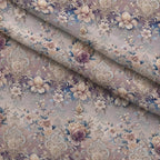Rococo Blooms Pattern 104 Fleece Fabric — fleece fabric folded close-up preview (mv-fleece-v1:lying)
