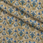 Rococo Blooms Pattern 115 Fleece Fabric — fleece fabric folded close-up preview (mv-fleece-v1:lying)