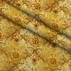 Rococo Blooms Pattern 116 Fleece Fabric — fleece fabric folded close-up preview (mv-fleece-v1:lying)