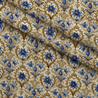 Rococo Blooms Pattern 119 Fleece Fabric — fleece fabric folded close-up preview (mv-fleece-v1:lying)