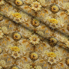 Rococo Blooms Pattern 120 Fleece Fabric — fleece fabric folded close-up preview (mv-fleece-v1:lying)