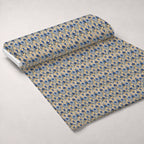 Rococo Blooms Pattern 121 Fleece Fabric — fleece fabric unrolled bolt preview (mv-fleece-v1:bolt)