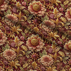 Rococo Blooms Pattern 131 Fleece Fabric — fleece fabric folded close-up preview (mv-fleece-v1:lying)