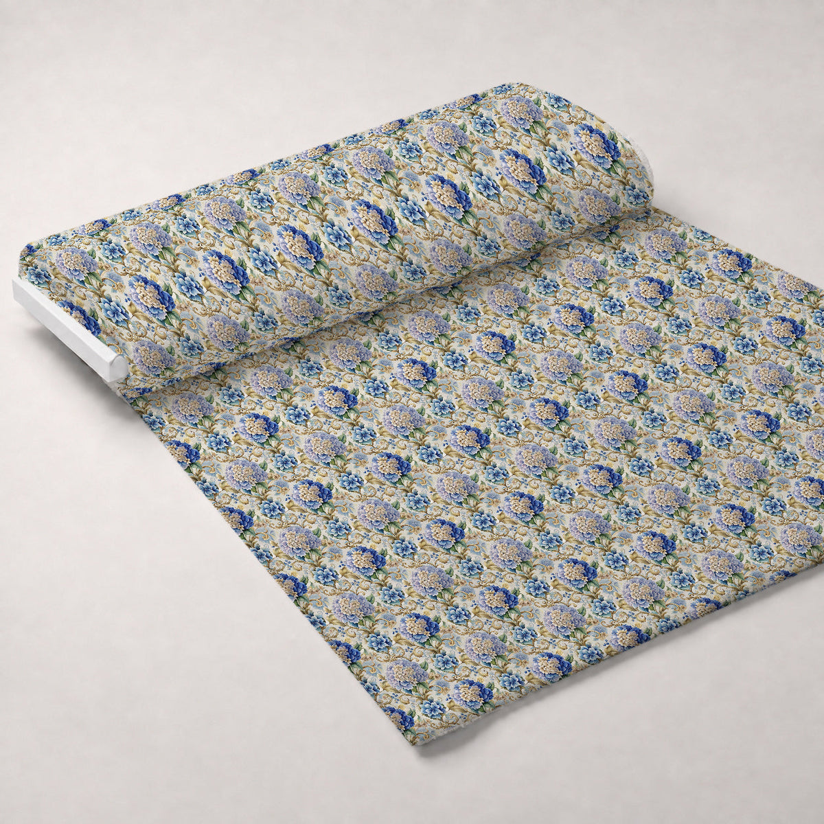 Rococo Blooms Pattern 150 Fleece Fabric — fleece fabric unrolled bolt preview (mv-fleece-v1:bolt)