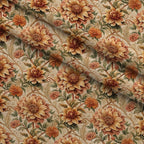 Rococo Blooms Pattern 176 Fleece Fabric — fleece fabric folded close-up preview (mv-fleece-v1:lying)