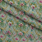 Rococo Blooms Pattern 216 Fleece Fabric — fleece fabric folded close-up preview (mv-fleece-v1:lying)