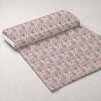 Rococo Blooms Pattern 232 Fleece Fabric — fleece fabric unrolled bolt preview (mv-fleece-v1:bolt)