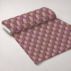 Rococo Blooms Pattern 42 Fleece Fabric — fleece fabric unrolled bolt preview (mv-fleece-v1:bolt)