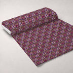 Rococo Blooms Pattern 83 Fleece Fabric — fleece fabric unrolled bolt preview (mv-fleece-v1:bolt)