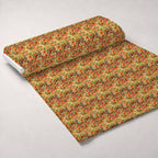 Rococo Blooms Pattern 87 Fleece Fabric — fleece fabric unrolled bolt preview (mv-fleece-v1:bolt)