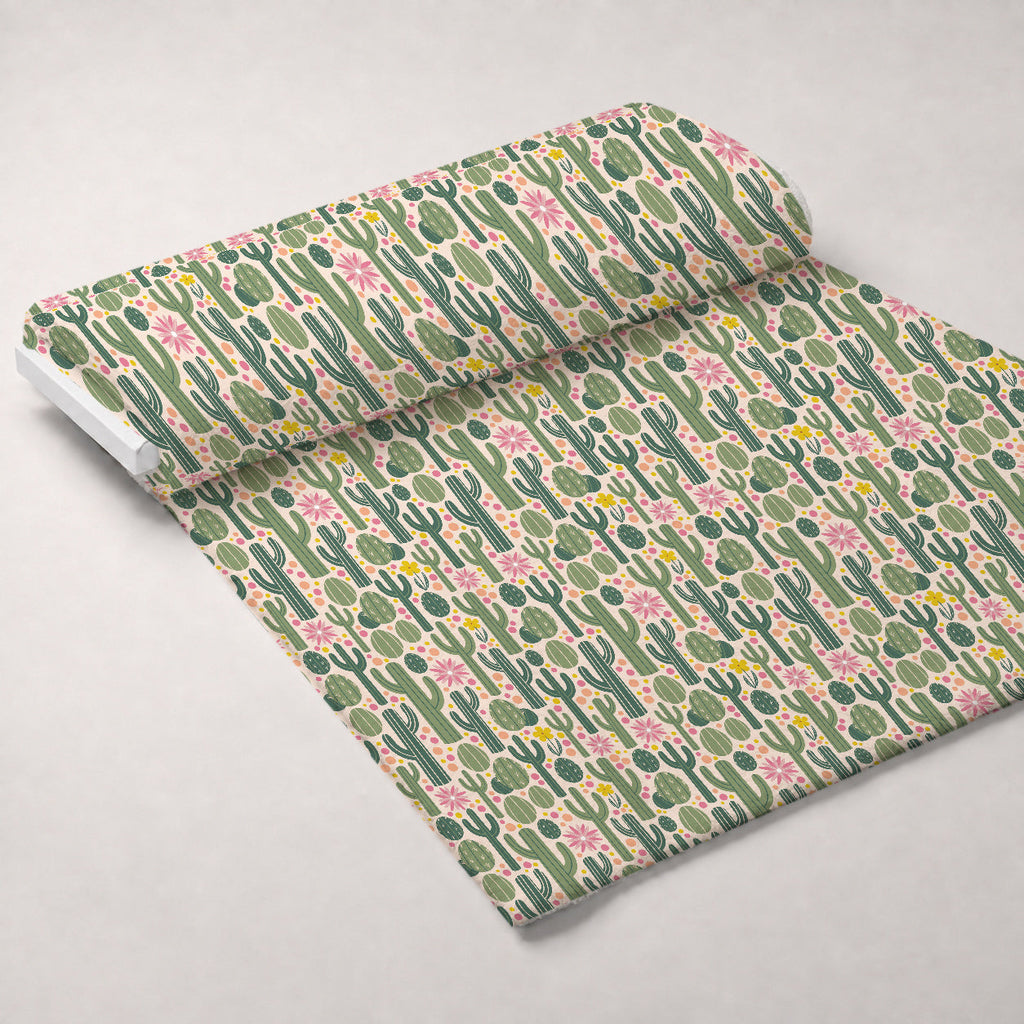 Rodeo Blooms Pattern 3 Fleece Fabric — fleece fabric unrolled bolt preview (mv-fleece-v1:bolt)