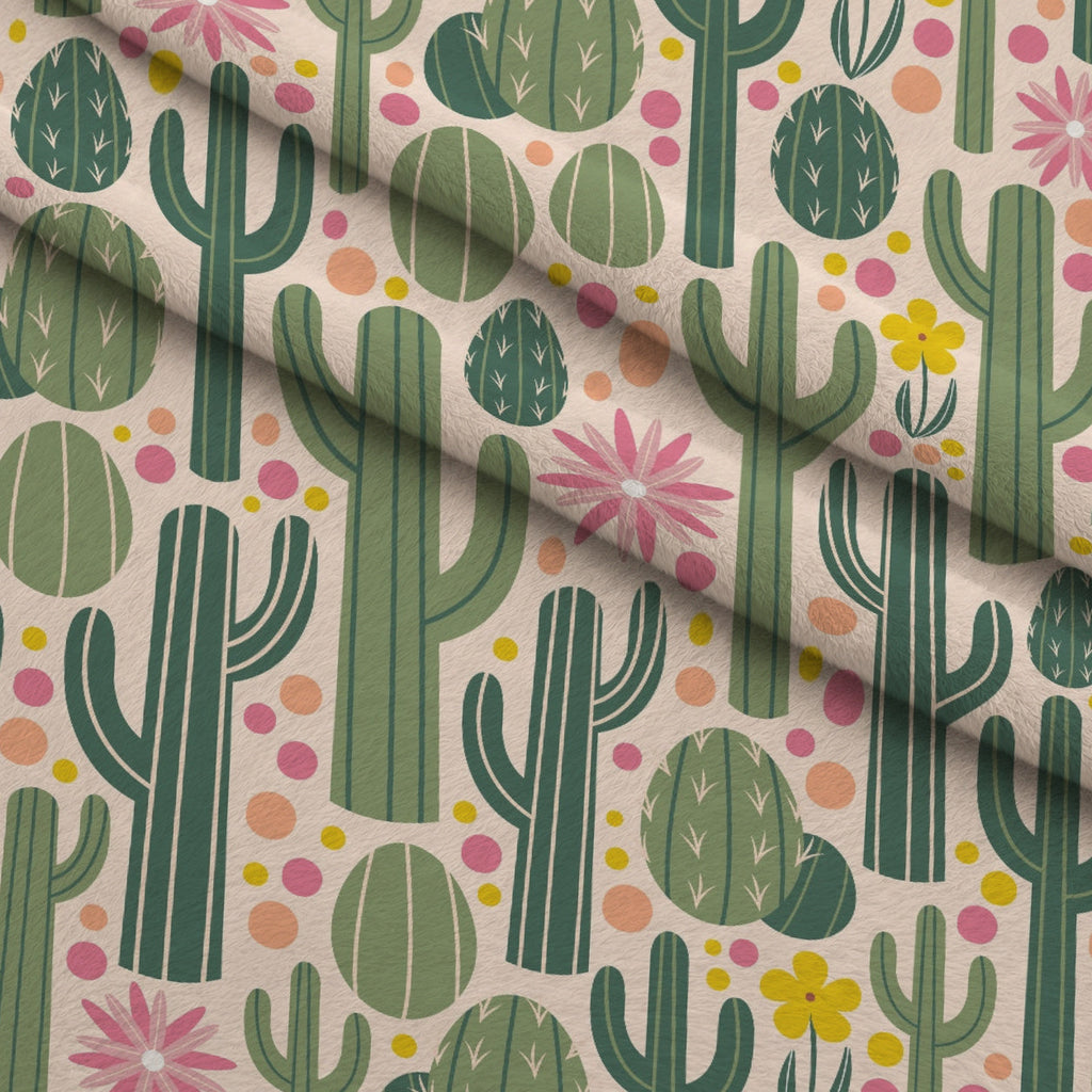Rodeo Blooms Pattern 3 Fleece Fabric — fleece fabric folded close-up preview (mv-fleece-v1:lying)