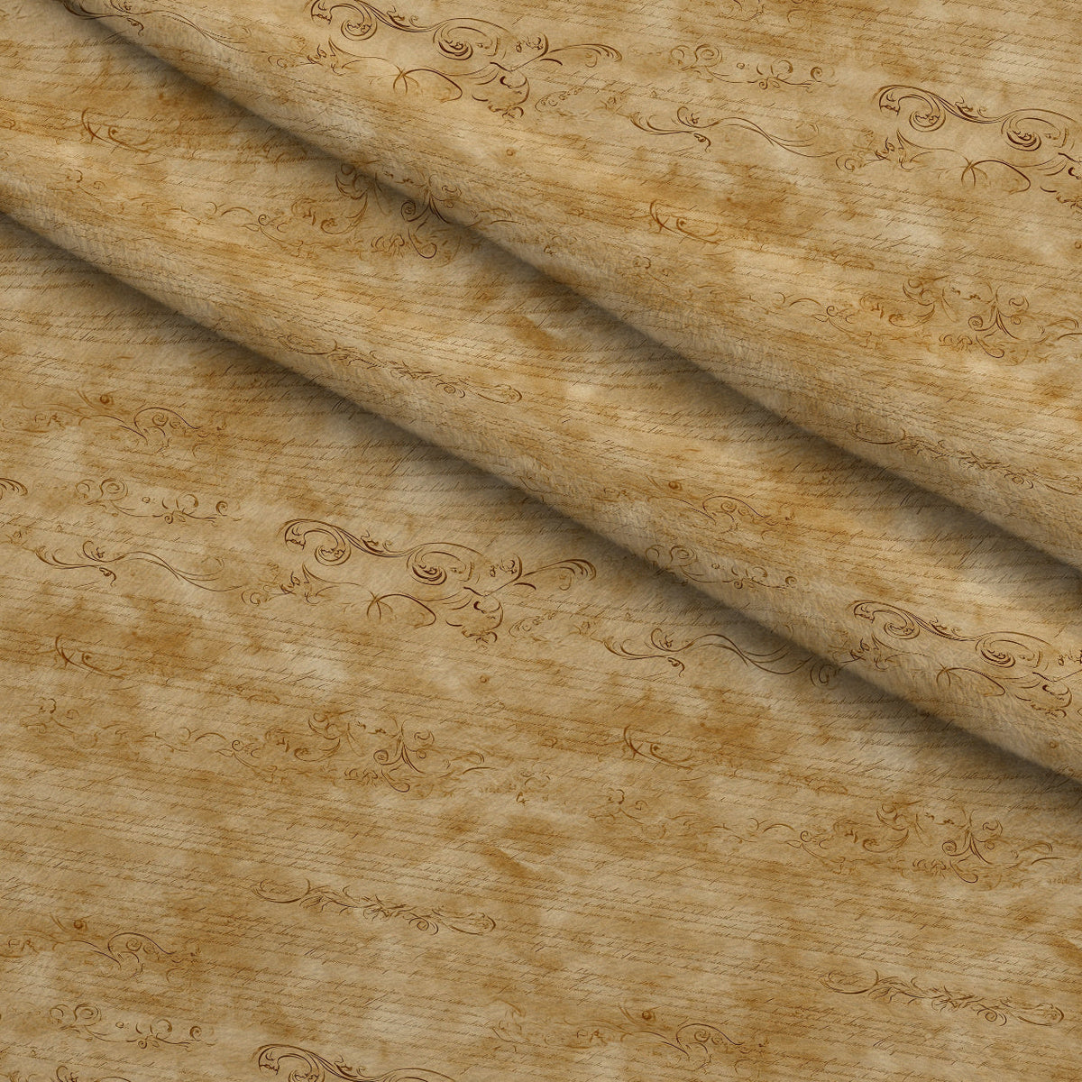 Rodeo Ranch Pattern 19 Fleece Fabric — fleece fabric folded close-up preview (mv-fleece-v1:lying)