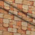 Rodeo Ranch Pattern 33 Fleece Fabric — fleece fabric folded close-up preview (mv-fleece-v1:lying)