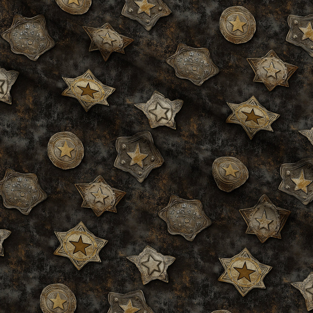 Rodeo Ranch Pattern 38 Fleece Fabric — fleece fabric folded close-up preview (mv-fleece-v1:lying)