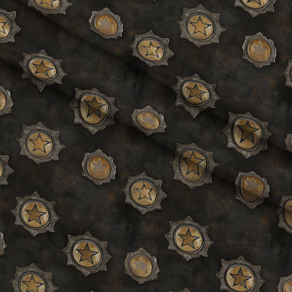 Rodeo Ranch Pattern 41 Fleece Fabric — fleece fabric folded close-up preview (mv-fleece-v1:lying)