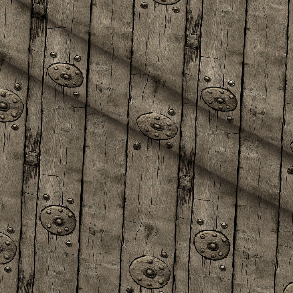 Rodeo Ranch Pattern 43 Fleece Fabric — fleece fabric folded close-up preview (mv-fleece-v1:lying)