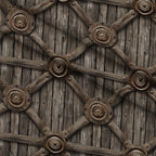 Rodeo Ranch Pattern 47 Fleece Fabric — fleece fabric folded close-up preview (mv-fleece-v1:lying)