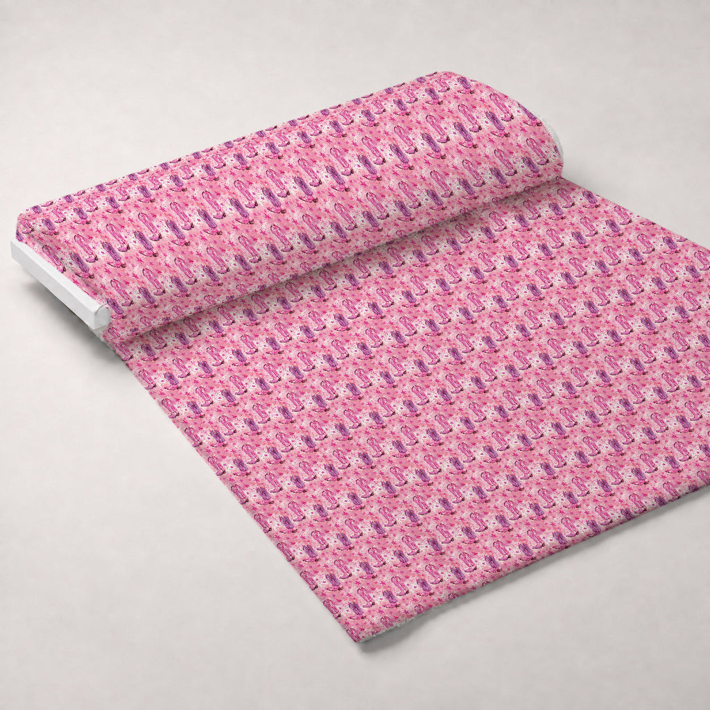 Rodeo Rose Pattern 11 Fleece Fabric — fleece fabric unrolled bolt preview (mv-fleece-v1:bolt)