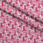 Rodeo Rose Pattern 16 Fleece Fabric — fleece fabric folded close-up preview (mv-fleece-v1:lying)