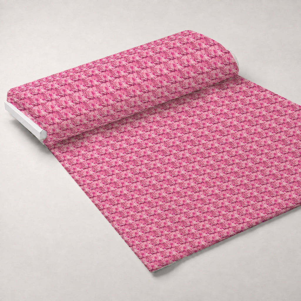 Rodeo Rose Pattern 6 Fleece Fabric — fleece fabric unrolled bolt preview (mv-fleece-v1:bolt)