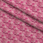 Rodeo Rose Pattern 6 Fleece Fabric — fleece fabric folded close-up preview (mv-fleece-v1:lying)