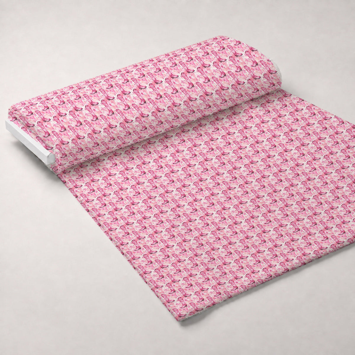 Rodeo Rose Pattern 7 Fleece Fabric — fleece fabric unrolled bolt preview (mv-fleece-v1:bolt)