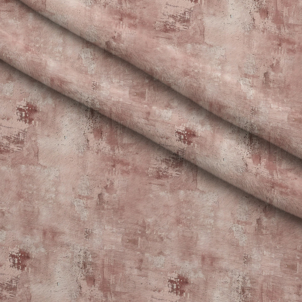 Rose Patina Pattern 10 Fleece Fabric — fleece fabric folded close-up preview (mv-fleece-v1:lying)