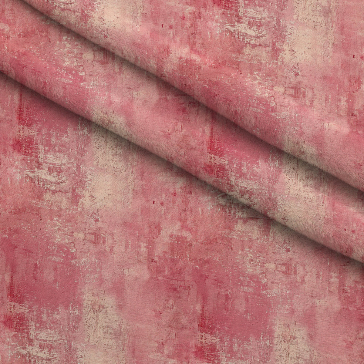 Rose Patina Pattern 2 Fleece Fabric — fleece fabric folded close-up preview (mv-fleece-v1:lying)