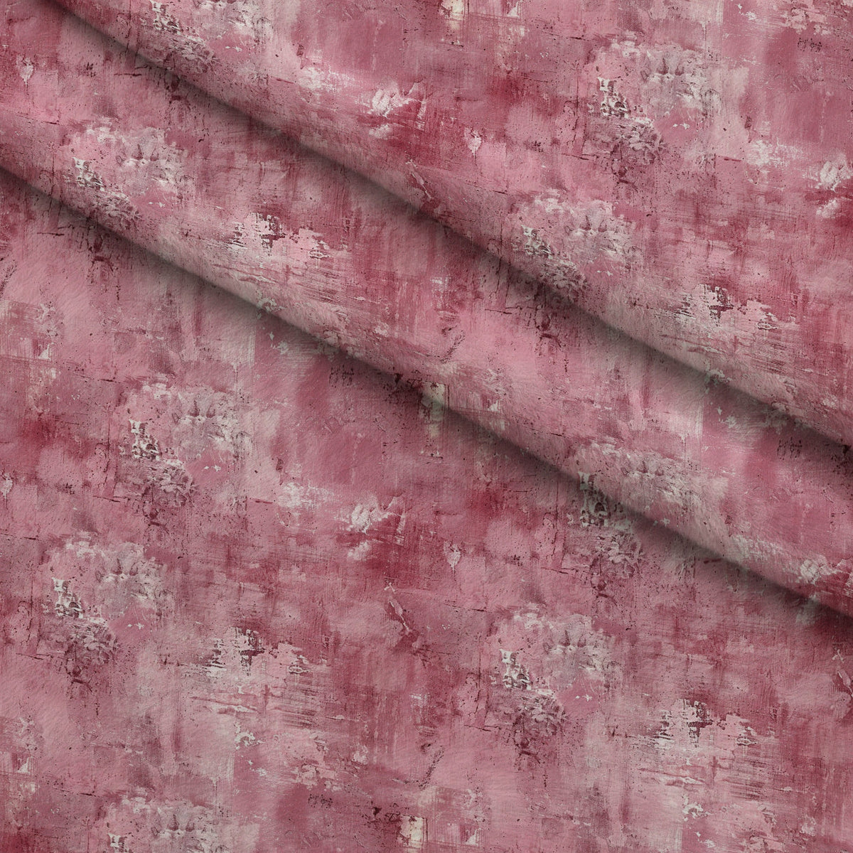 Rose Patina Pattern 3 Fleece Fabric — fleece fabric folded close-up preview (mv-fleece-v1:lying)
