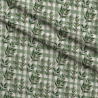 Rosemary Wreaths Pattern 11 Fleece Fabric — fleece fabric folded close-up preview (mv-fleece-v1:lying)
