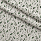 Rosemary Wreaths Pattern 13 Fleece Fabric — fleece fabric folded close-up preview (mv-fleece-v1:lying)