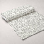 Rosemary Wreaths Pattern 14 Fleece Fabric — fleece fabric unrolled bolt preview (mv-fleece-v1:bolt)