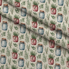 Rosemary Wreaths Pattern 18 Fleece Fabric — fleece fabric folded close-up preview (mv-fleece-v1:lying)