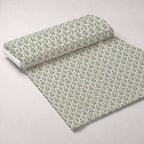 Rosemary Wreaths Pattern 25 Fleece Fabric — fleece fabric unrolled bolt preview (mv-fleece-v1:bolt)